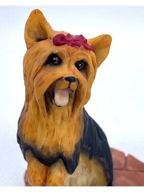 VTG Collectible Aynsley Yorkshire Terrier Dog Yorkie Pup Hand Painted UK England